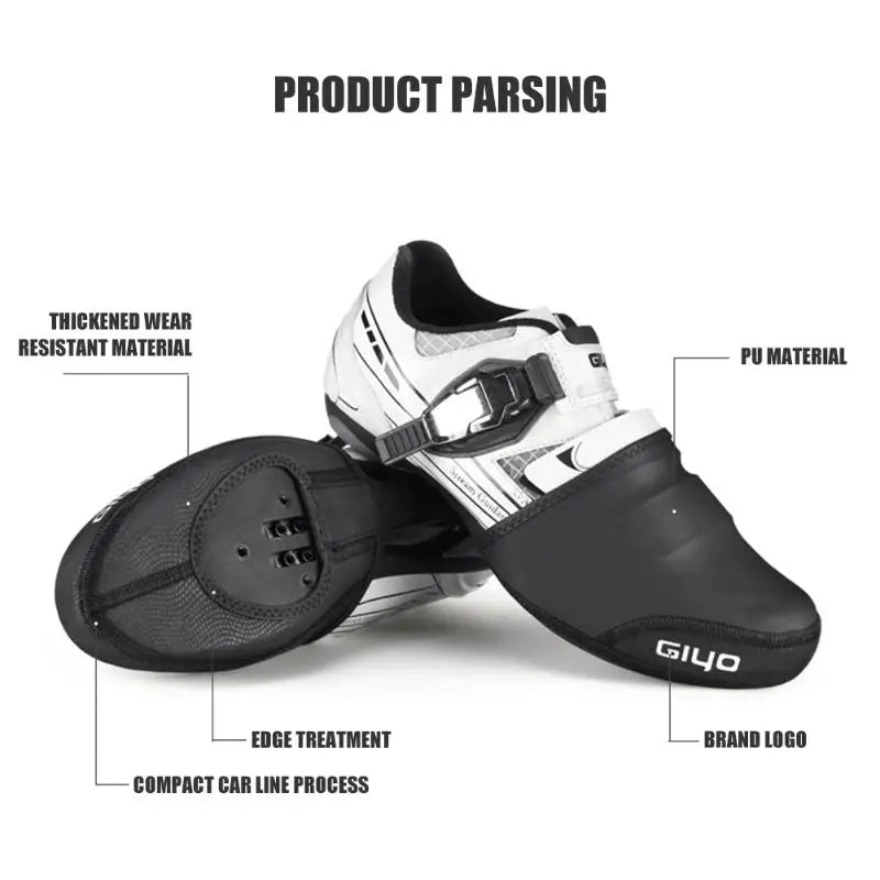 1/2pcs Couvre-Chaussures Vélo Auto-bloquants - Protection Antidérapante, Coupe-Vent & Thermique pour VTT & Cyclisme