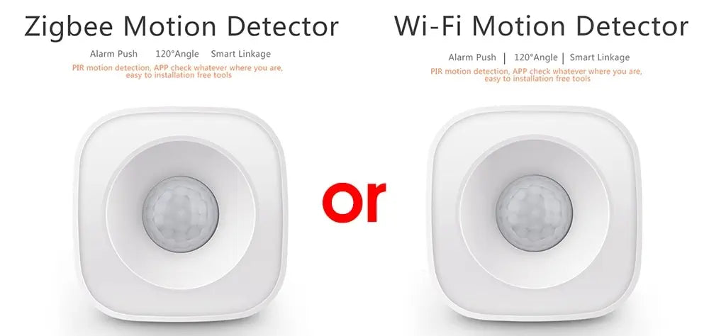 Capteur de Mouvement PIR Tuya ZigBee/WiFi - Détecteur Infrarouge Sans Fil, Alarme de Sécurité, Compatible Smart Life & Alexa