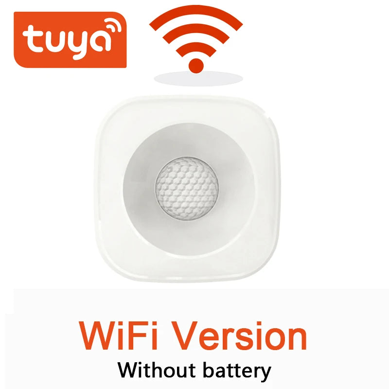 Capteur de Mouvement PIR Tuya ZigBee/WiFi - Détecteur Infrarouge Sans Fil, Alarme de Sécurité, Compatible Smart Life & Alexa
