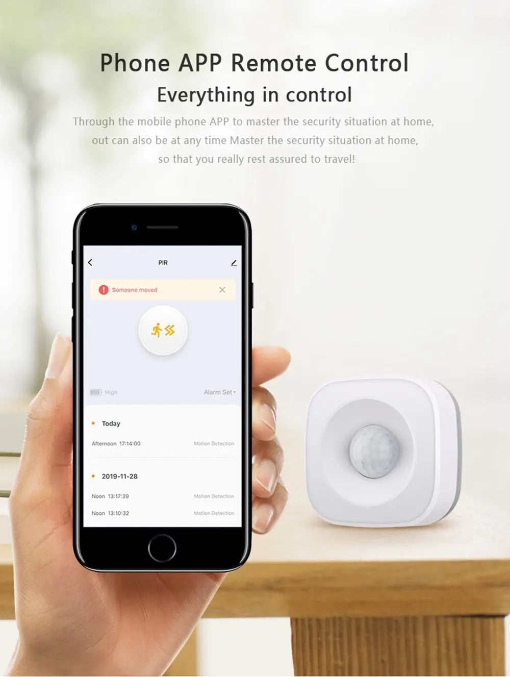 Capteur de Mouvement PIR Tuya ZigBee/WiFi - Détecteur Infrarouge Sans Fil, Alarme de Sécurité, Compatible Smart Life & Alexa