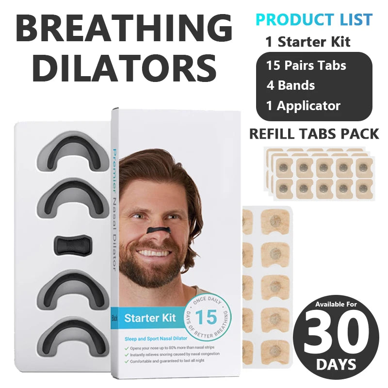Dilateurs Nasaux Anti-Ronflement – Améliore la Respiration et le Sommeil