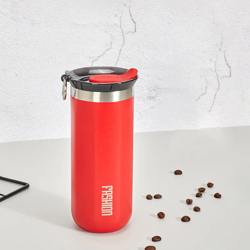 Bouteille Isotherme en Acier Inoxydable - Mug Thermique, Thermos pour Café, Eau & Boissons Chaudes/Froides, Anti-Fuite