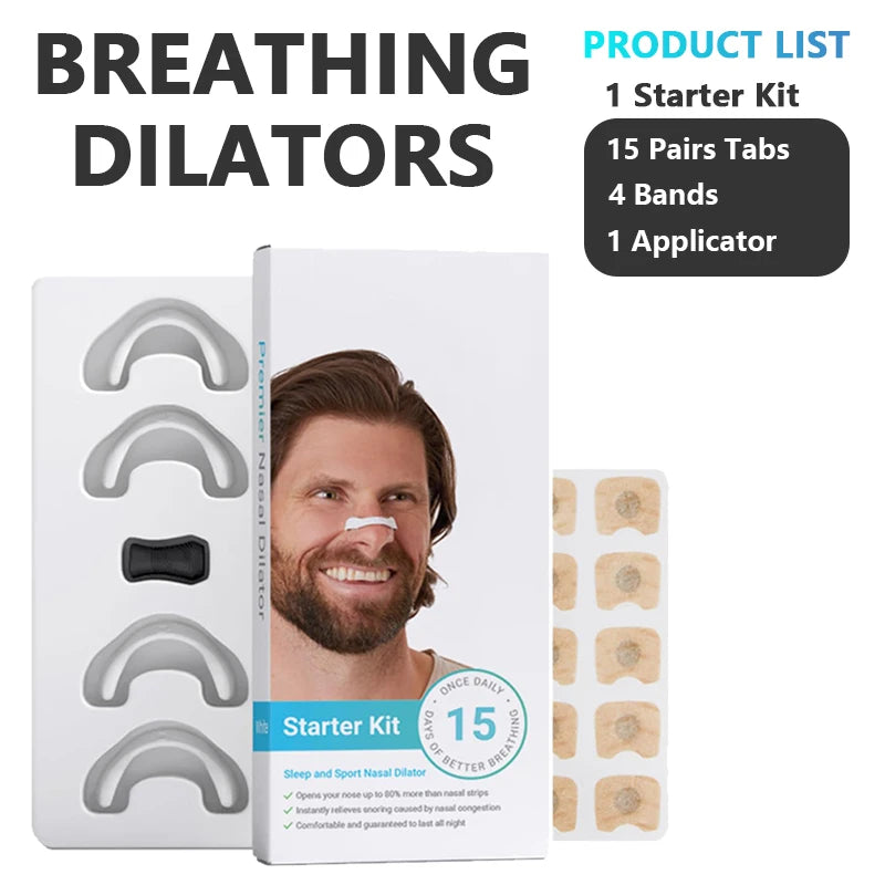 Dilateurs Nasaux Anti-Ronflement – Améliore la Respiration et le Sommeil