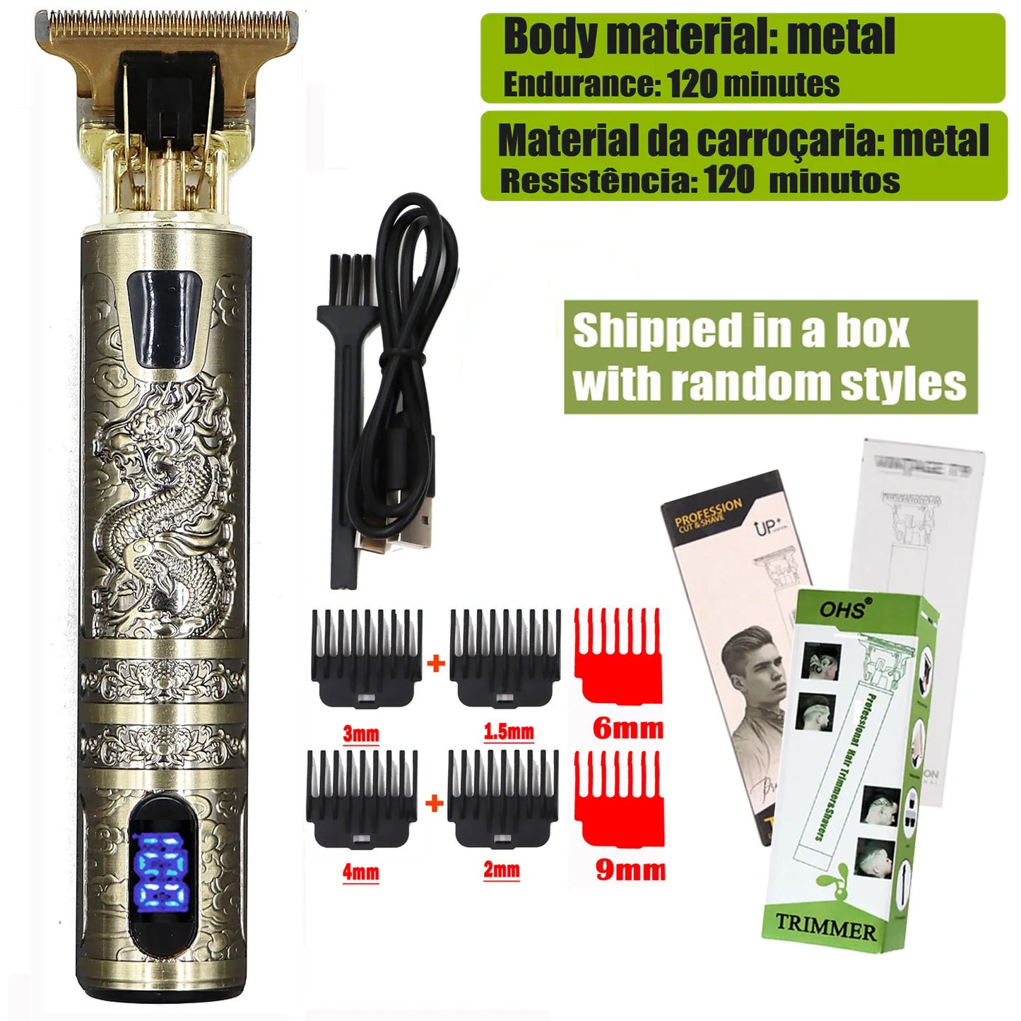 Tondeuse T9 Professionnelle – Précision & Polyvalence pour une Coupe Parfaite !