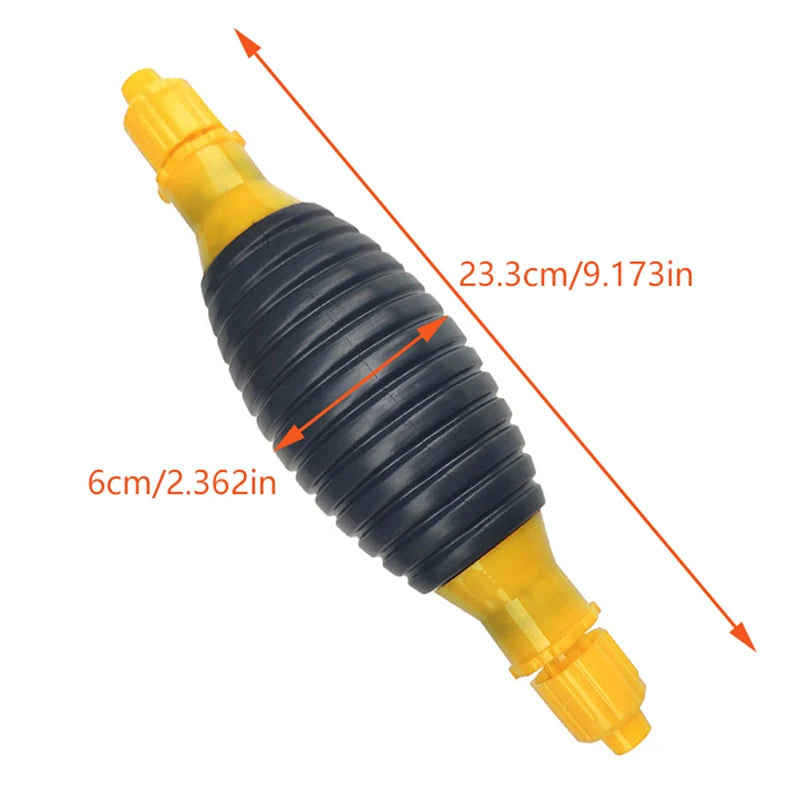 Pompe Manuelle de Transfert de Carburant - Haute Débit, Portable, Compatible Essence, Diesel, Huile & Liquides