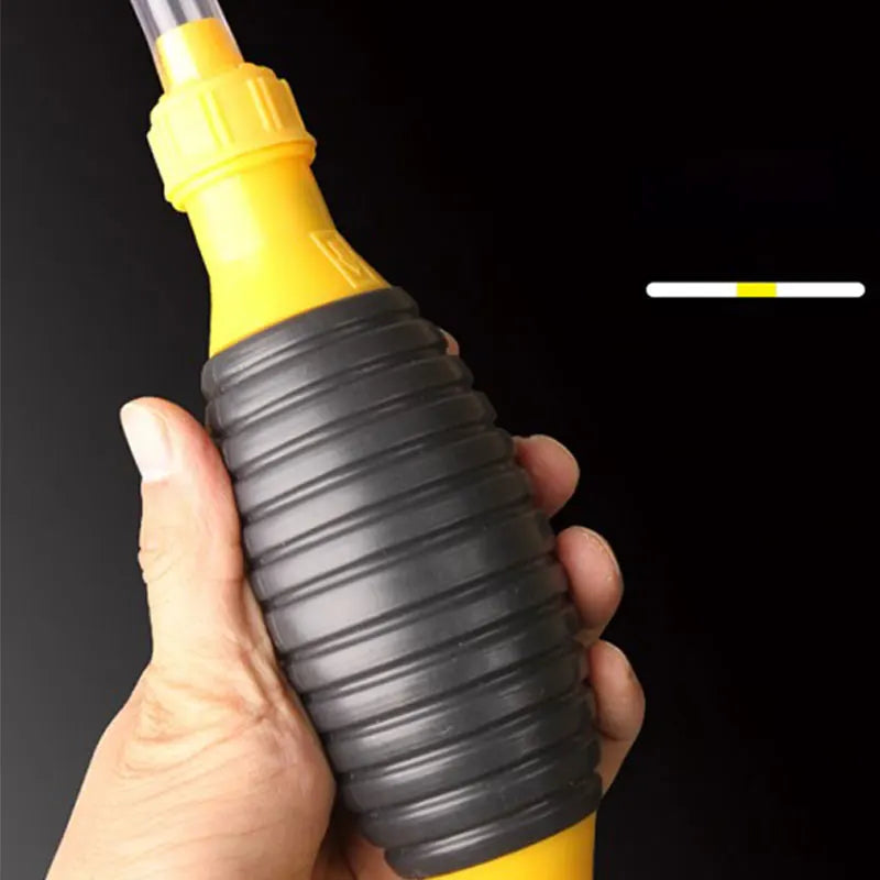 Pompe Manuelle de Transfert de Carburant - Haute Débit, Portable, Compatible Essence, Diesel, Huile & Liquides