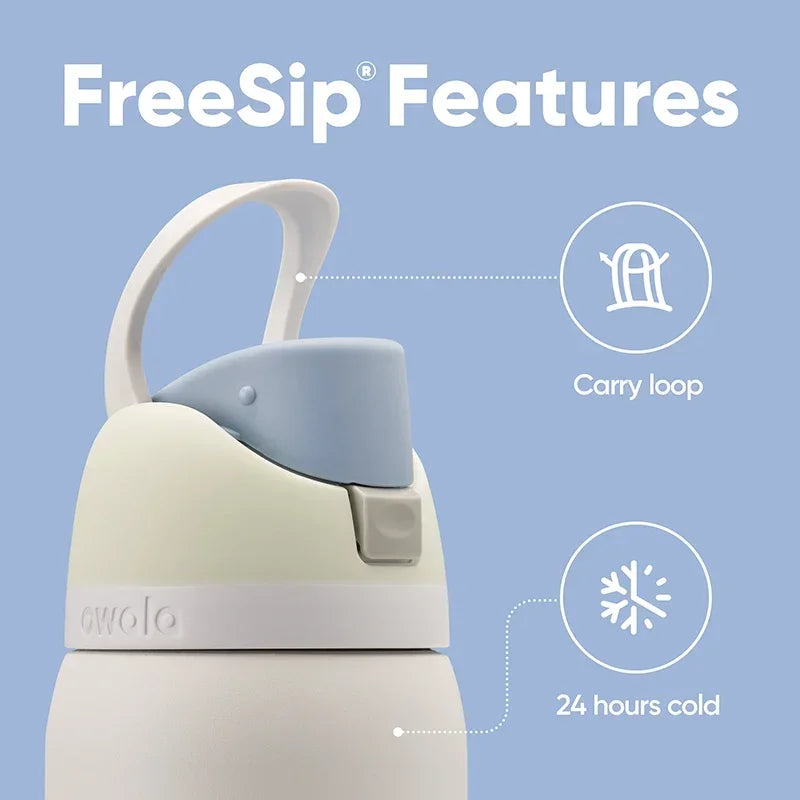Bouteille Isotherme Owala - Thermos en Acier Inoxydable, Mug Thermique pour Boissons Chaudes & Froides, Étanche & Portable
