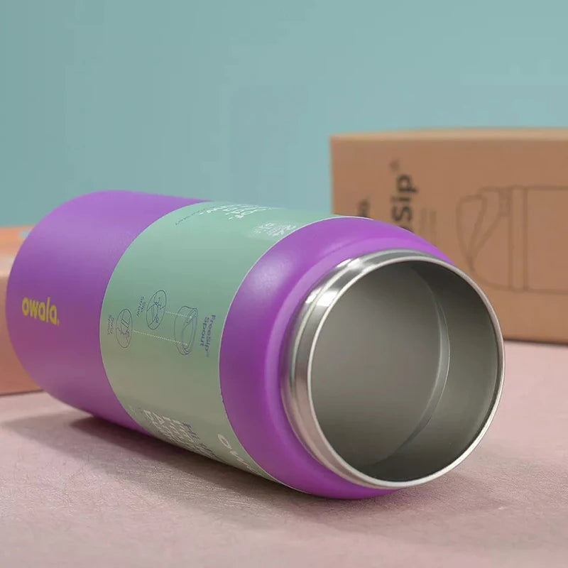 Bouteille Isotherme Owala - Thermos en Acier Inoxydable, Mug Thermique pour Boissons Chaudes & Froides, Étanche & Portable