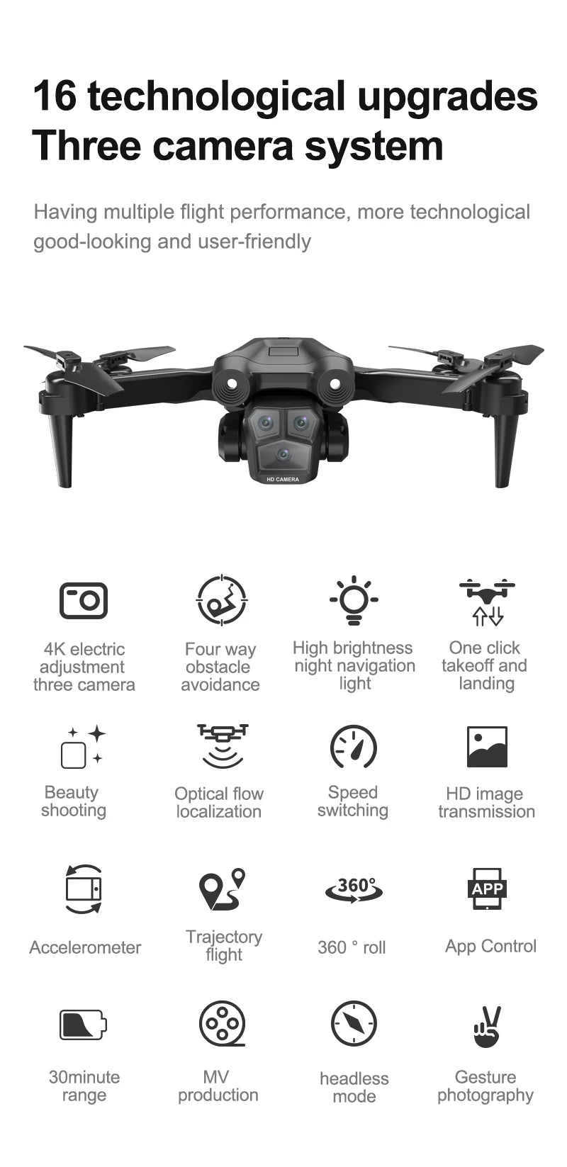 KBDFA M4 Drone RC 4K – Performance & Technologie Avancée pour des Images Aériennes Exceptionnelles !