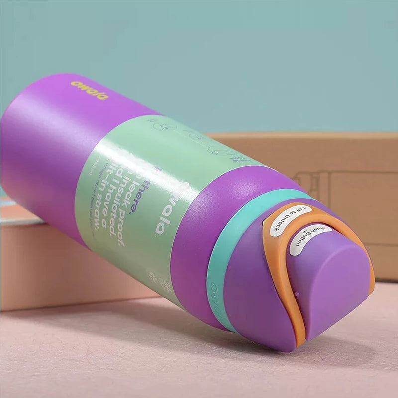 Bouteille Isotherme Owala - Thermos en Acier Inoxydable, Mug Thermique pour Boissons Chaudes & Froides, Étanche & Portable