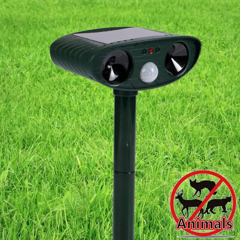 Répulsif Ultrason Solaire – Anti-Chats, Chiens & Animaux Nuisibles