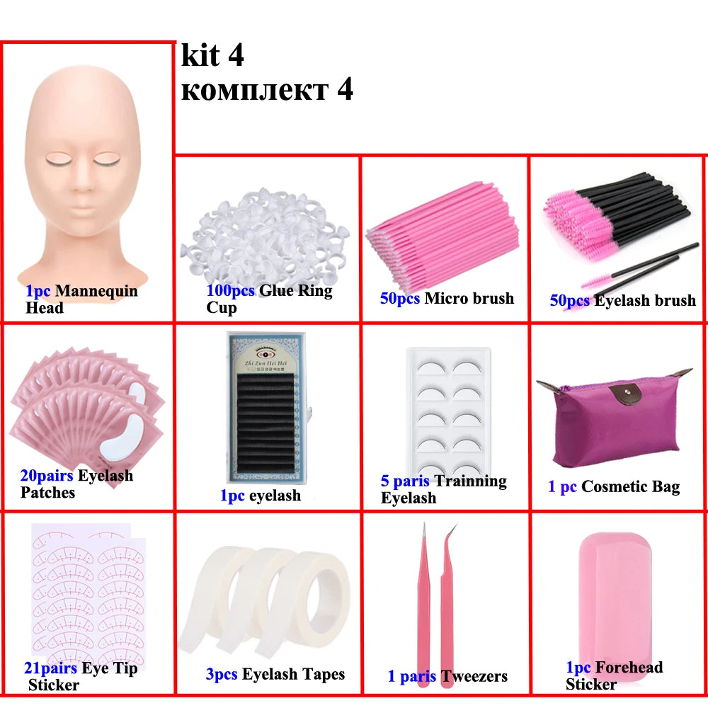 Kit d’Extension de Cils – Complet pour Débutants & Professionnels