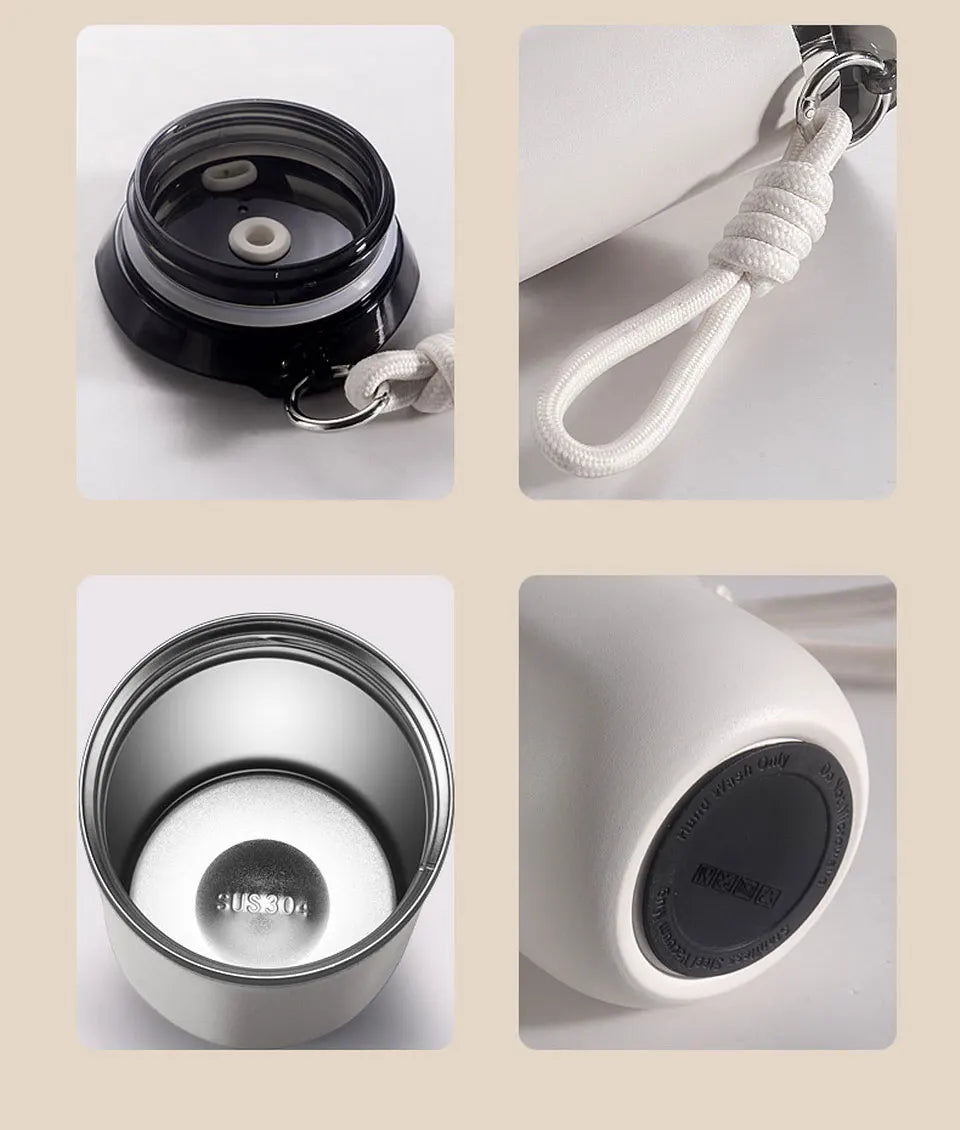 Bouteille Isotherme en Acier Inoxydable - Mug Thermique, Thermos pour Café, Eau & Boissons Chaudes/Froides, Anti-Fuite