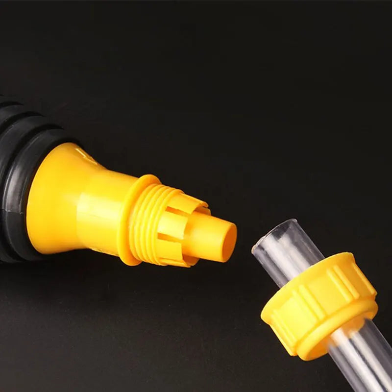Pompe Manuelle de Transfert de Carburant - Haute Débit, Portable, Compatible Essence, Diesel, Huile & Liquides