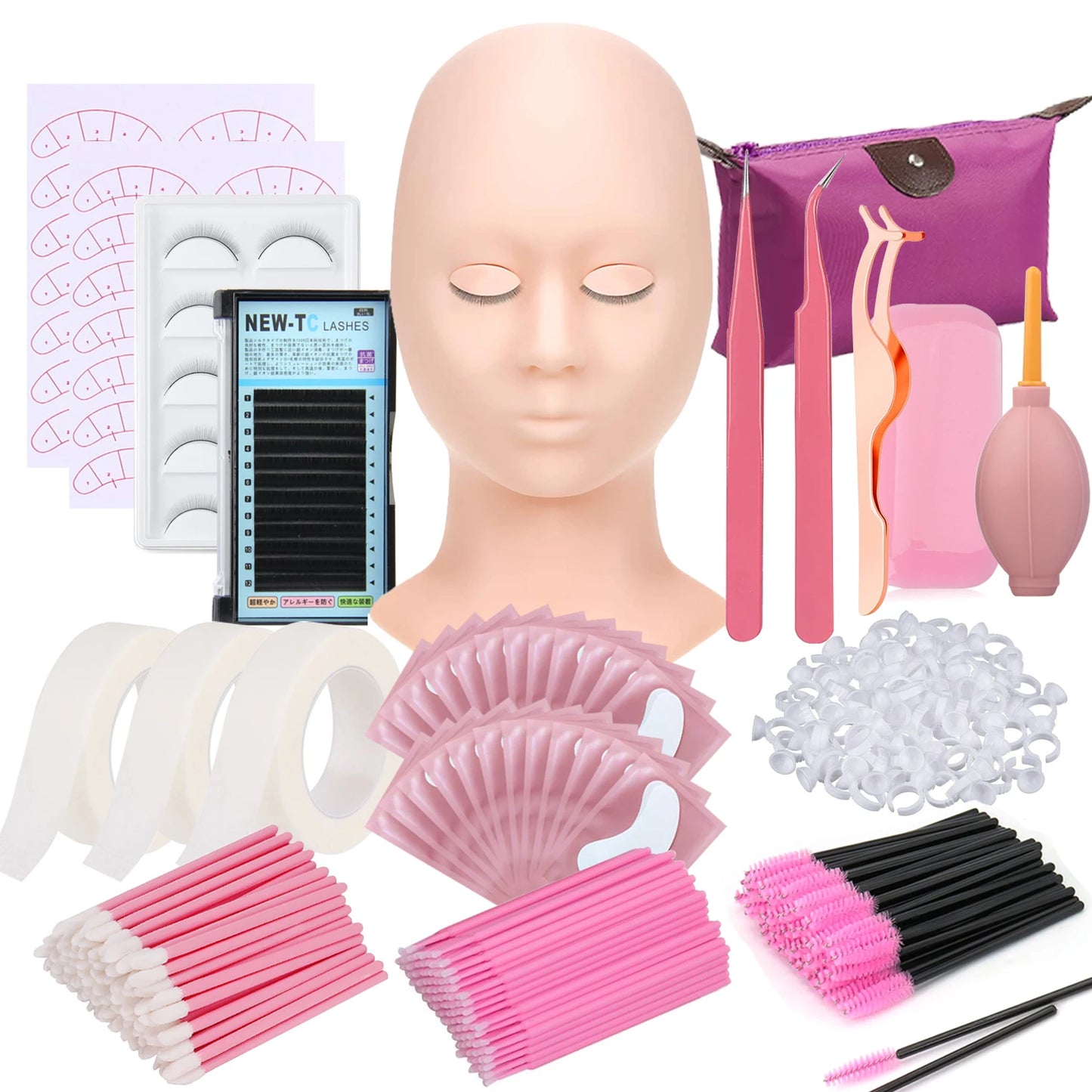 Kit d’Extension de Cils – Complet pour Débutants & Professionnels