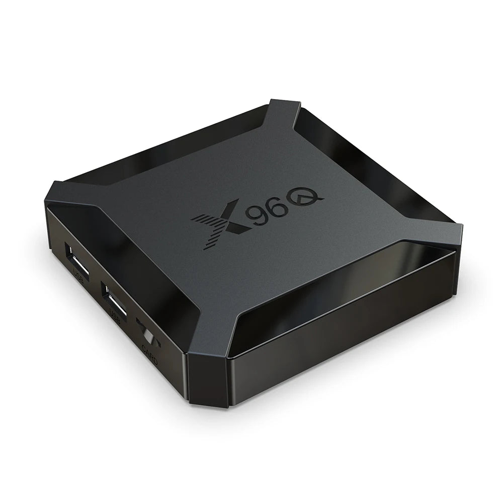 X96Q Android 10.0 Smart TV Box - 2GB RAM, 16GB ROM, Allwinner H313 Quad-Core, 4K Ultra HD, Streaming Rapide