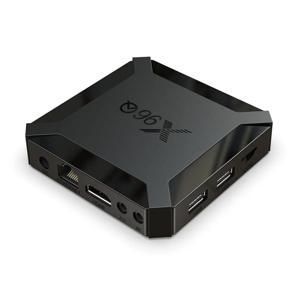 X96Q Android 10.0 Smart TV Box - 2GB RAM, 16GB ROM, Allwinner H313 Quad-Core, 4K Ultra HD, Streaming Rapide