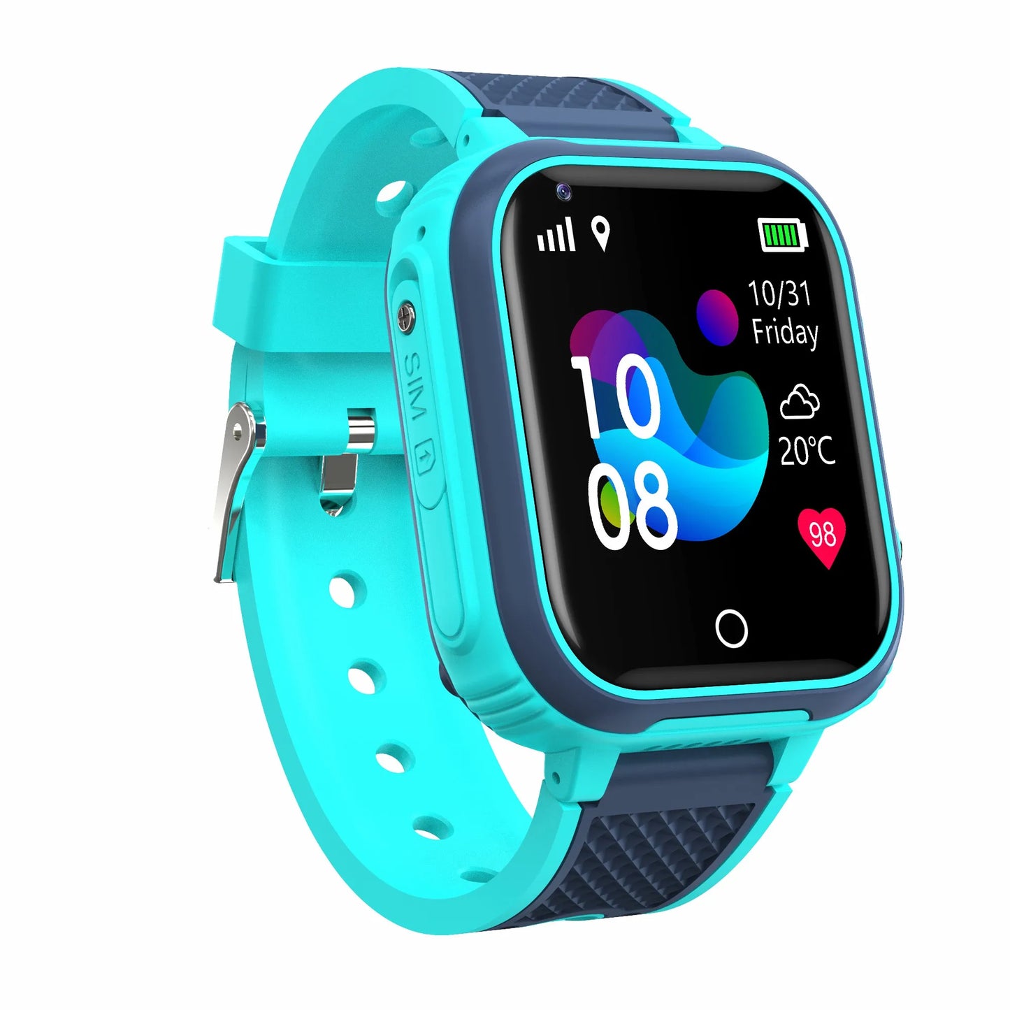 Montre Connectée 4G pour Enfants LT21 - GPS, WiFi, Appel Vidéo, SOS, Étanche IP67