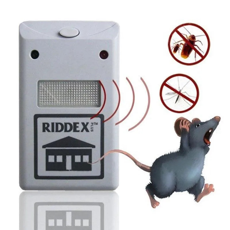 Répulsif Ultrasonique Anti-Nuisibles – Prise EU, Protection Intérieure Contre Rongeurs & Insectes