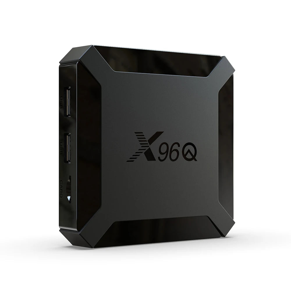 X96Q Android 10.0 Smart TV Box - 2GB RAM, 16GB ROM, Allwinner H313 Quad-Core, 4K Ultra HD, Streaming Rapide