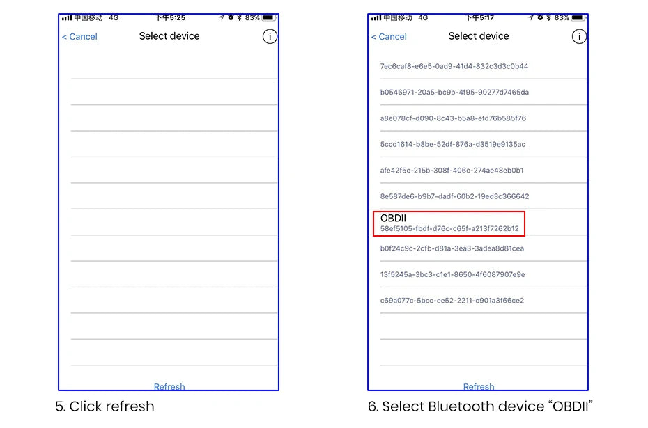 Junsun Mini ELM327 Bluetooth – Scanner OBD2 pour Diagnostic Automobile
