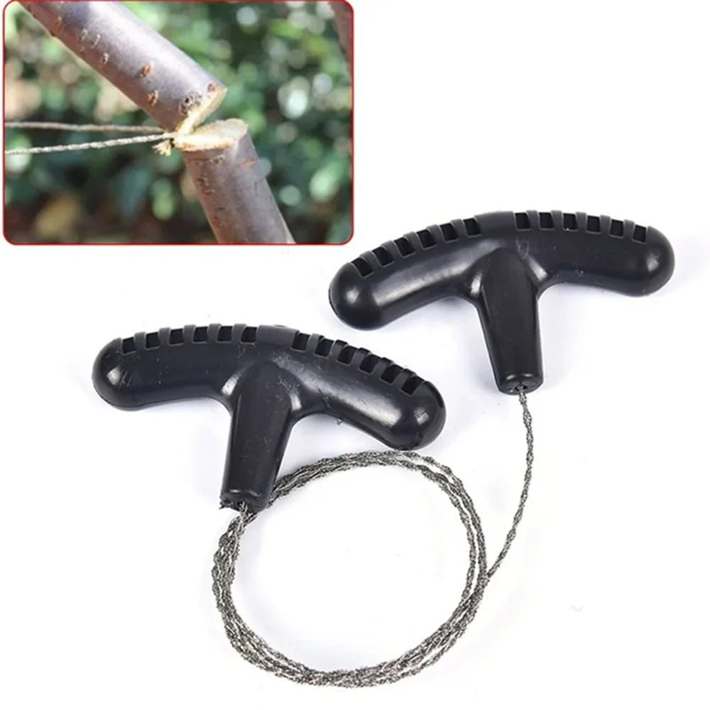 Scie à Chaîne Manuelle STONEGO - Outil de Survie Portable pour Camping, Urgence & Voyage