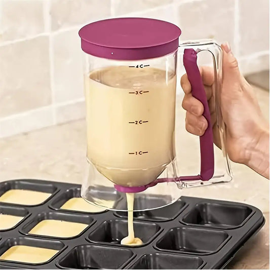 Distributeur de Pâte Pliable – Idéal pour Pancakes, Cupcakes, Gaufres & Muffins