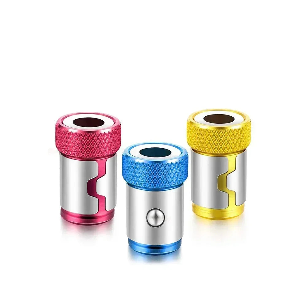STONEGO - Bague Magnétique pour Embouts de Visseuse | 1PC / 3PCS - 1/4" Hexagonale (6,35 mm) | Antidérapant & Amovible