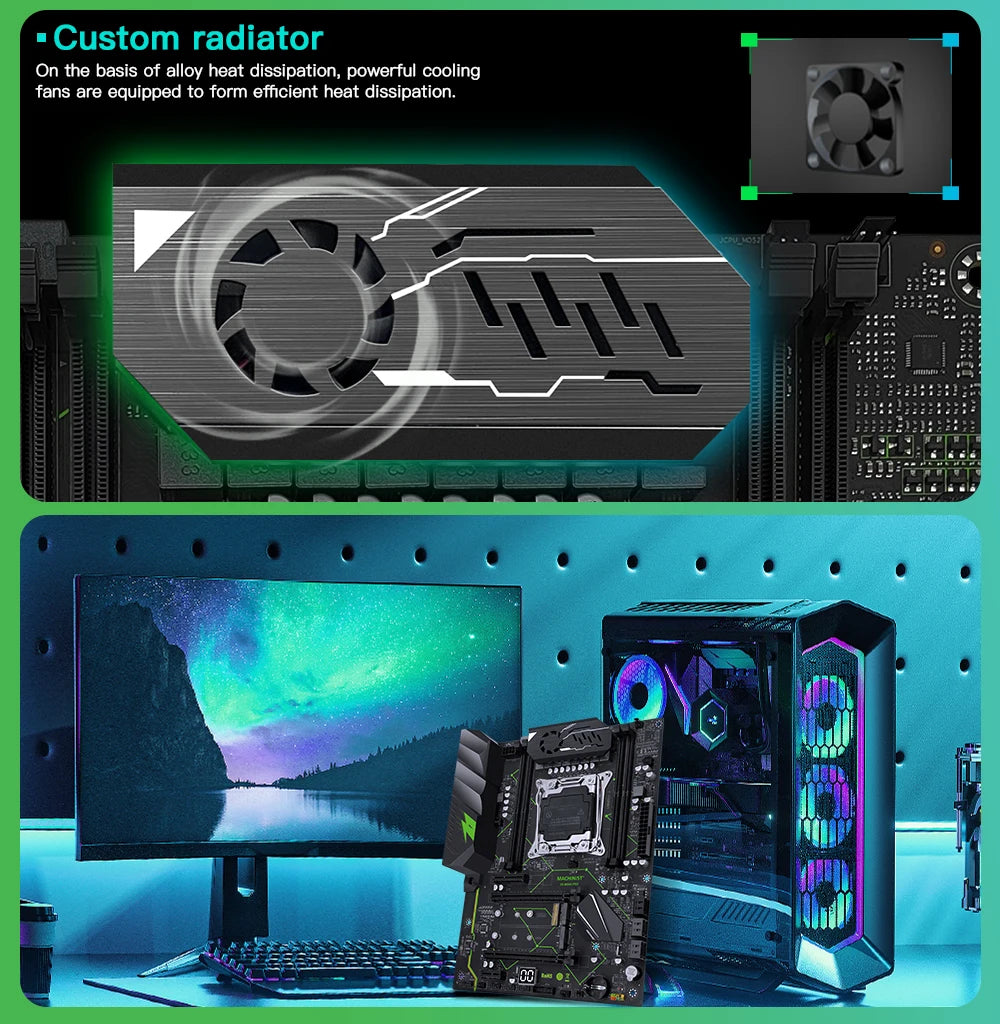 Kit Carte Mère MACHINIST MR9A PRO X99 – Combo avec Xeon E5 2666 V3 & 32GB DDR4