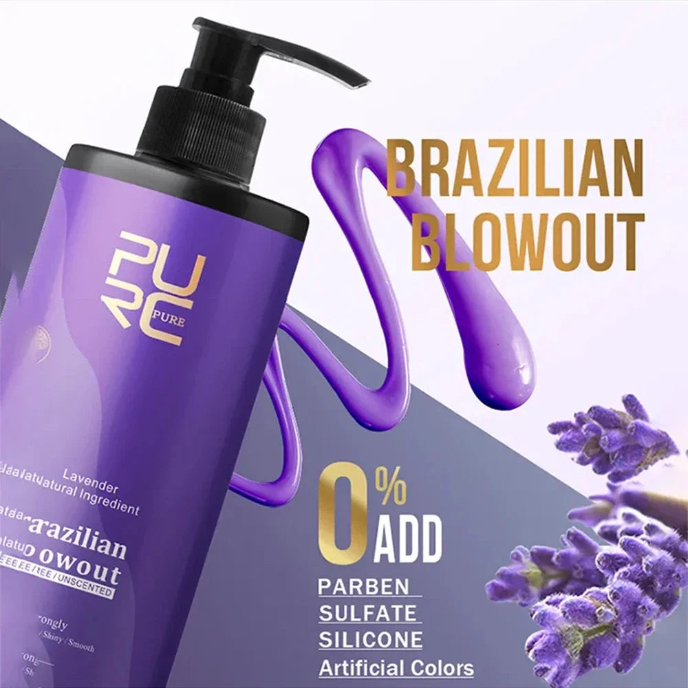 Traitement Lissage à la Kératine – 0%/5%/8%/12% – Soin Lissant & Réparateur (1000ml)