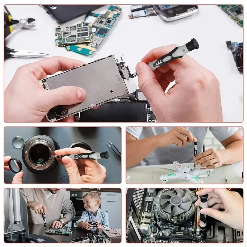 Kit Tournevis de Précision 115 en 1 – Outils Magnétiques Professionnels pour Réparation Électronique !