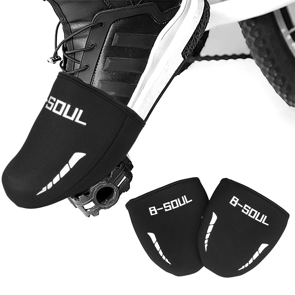 1/2pcs Couvre-Chaussures Vélo Auto-bloquants - Protection Antidérapante, Coupe-Vent & Thermique pour VTT & Cyclisme