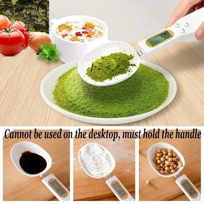 Balance de Cuisine Électronique – 500g/0.1g, Écran LCD, Cuillère Doseuse Digitale
