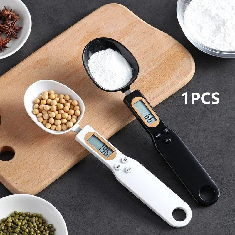 Balance de Cuisine Électronique – 500g/0.1g, Écran LCD, Cuillère Doseuse Digitale