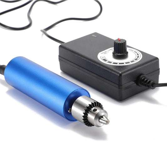 Mini Perceuse Électrique 0.3-4mm – 4000-13000RPM, Outil Rotatif pour Bricolage, Bois, Bijoux