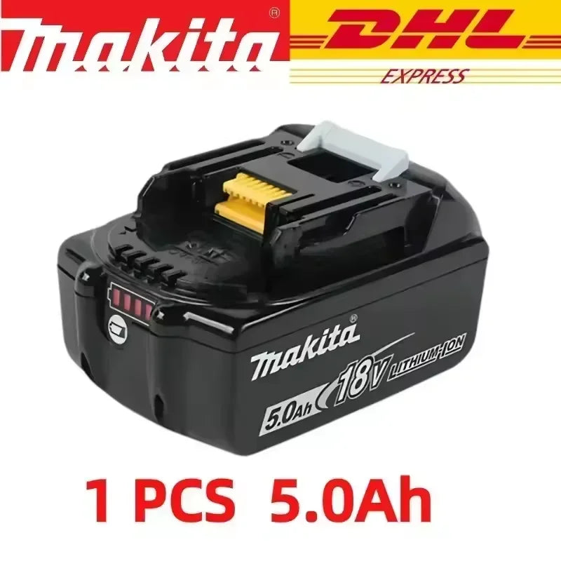 Batterie Makita 18V 6.0Ah - 100% Originale, Rechargeable, Compatible BL1830, BL1840, BL1850, BL1860B