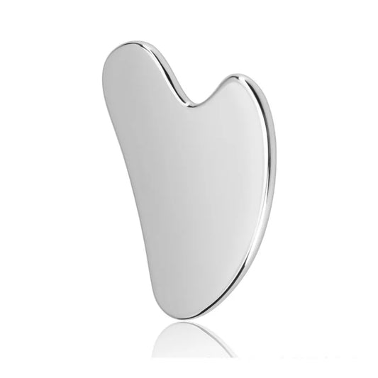 Gua Sha en Acier Inoxydable – Massage Visage, Cou & Corps