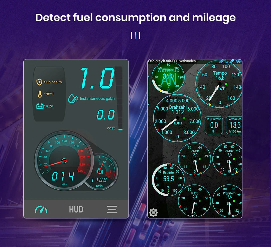 Junsun Mini ELM327 Bluetooth – Scanner OBD2 pour Diagnostic Automobile