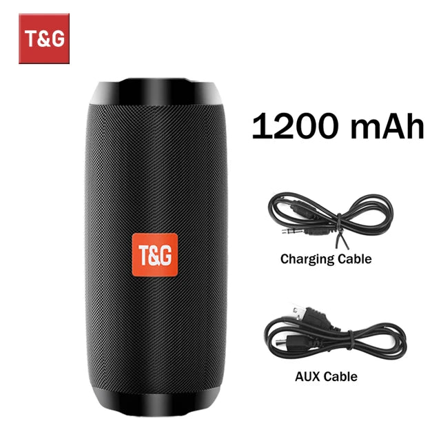 Enceinte Bluetooth TG117 - Portable, Waterproof, Son Stéréo Puissant, Radio FM, Support TF & TWS