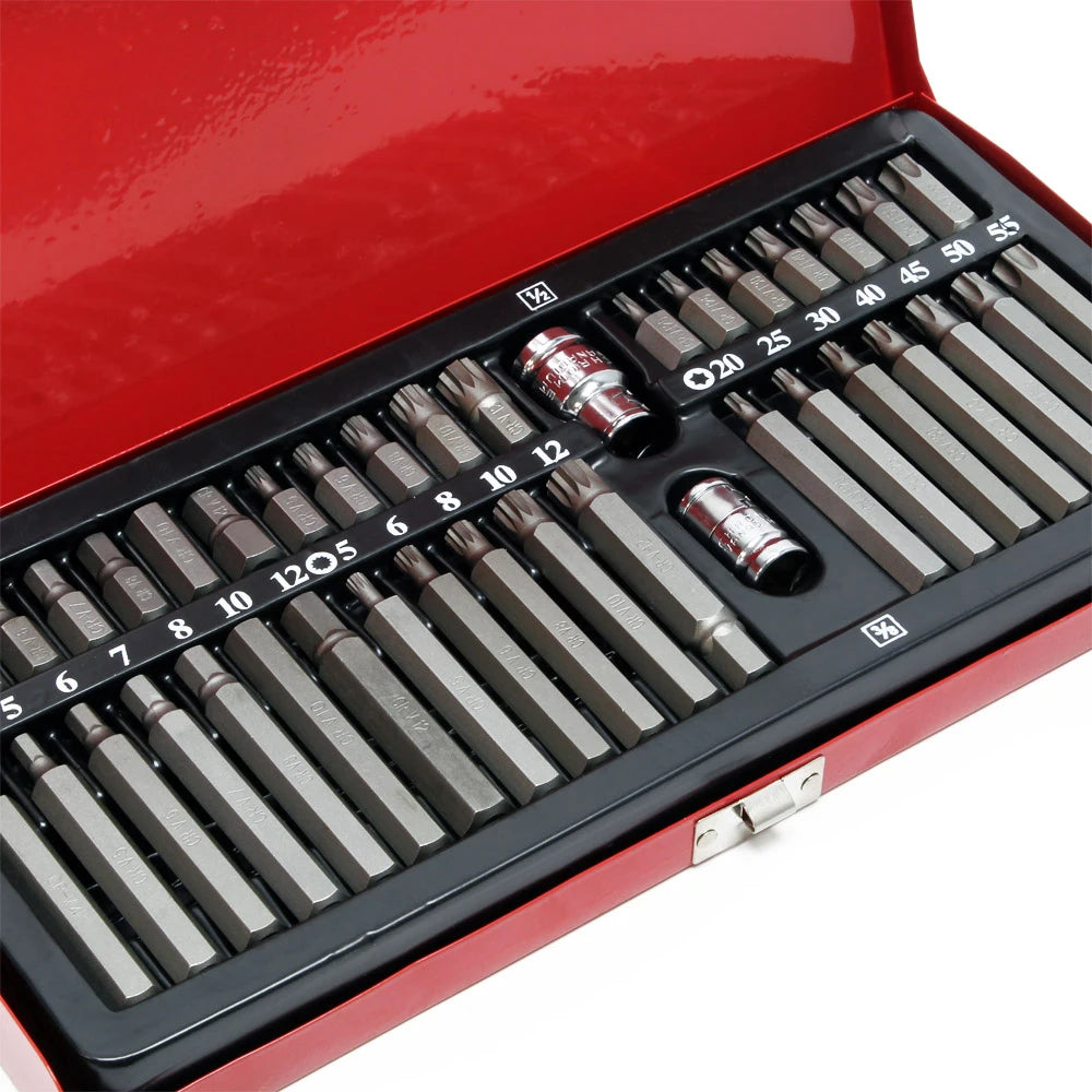 Kit Douilles Torx & Hex 40 Pièces – Outils de Réparation Auto et Mécanique !