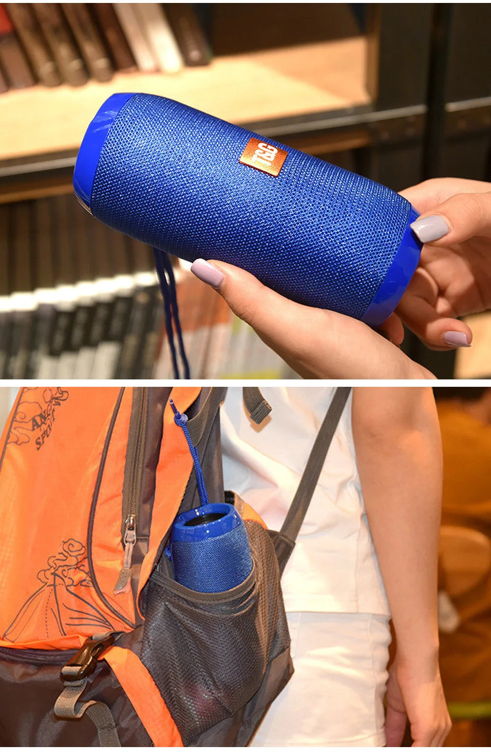 Enceinte Bluetooth TG117 - Portable, Waterproof, Son Stéréo Puissant, Radio FM, Support TF & TWS