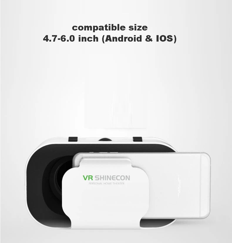 Casque de Réalité Virtuelle VR - Lunettes 3D pour Smartphones, Expérience Immersive pour Jeux & Vidéos