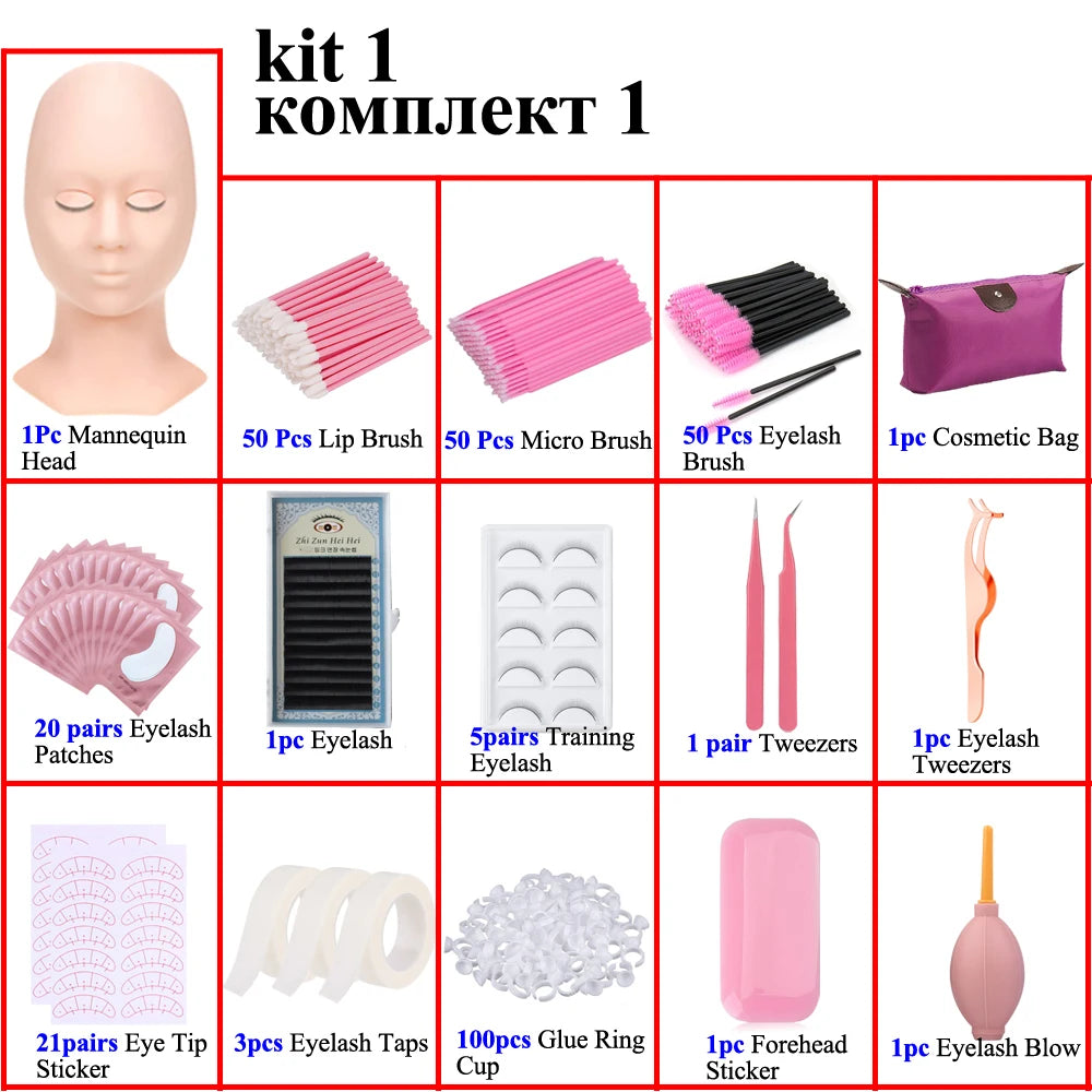 Kit d’Extension de Cils – Complet pour Débutants & Professionnels