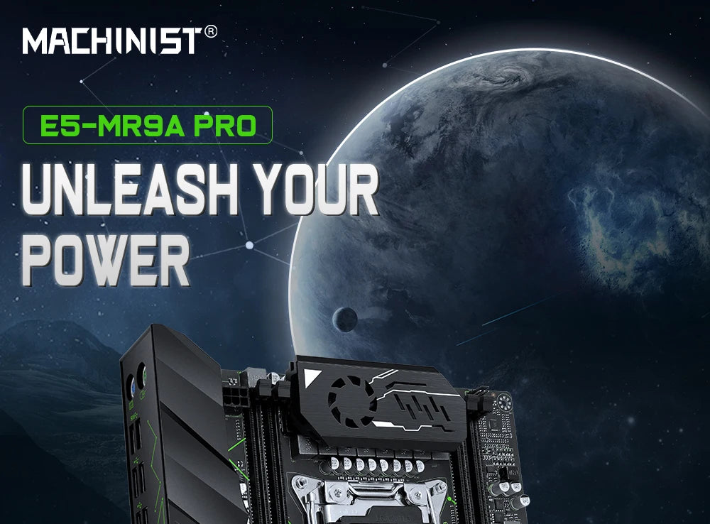 Kit Carte Mère MACHINIST MR9A PRO X99 – Combo avec Xeon E5 2666 V3 & 32GB DDR4