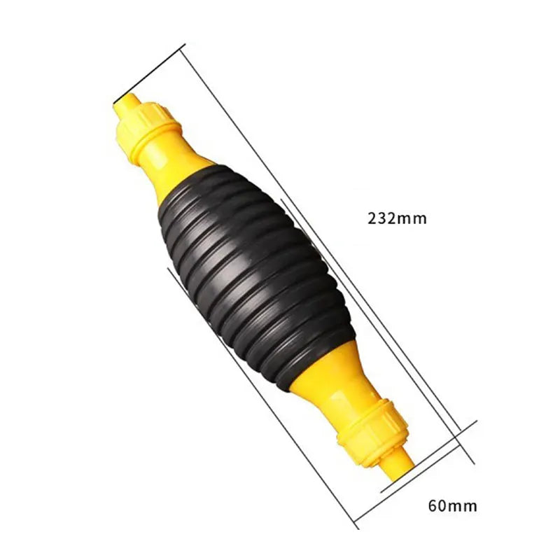 Pompe Manuelle de Transfert de Carburant - Haute Débit, Portable, Compatible Essence, Diesel, Huile & Liquides