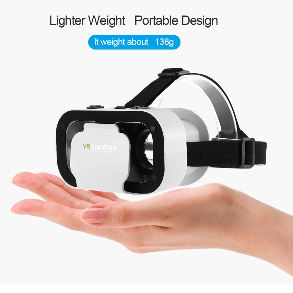Casque de Réalité Virtuelle VR - Lunettes 3D pour Smartphones, Expérience Immersive pour Jeux & Vidéos