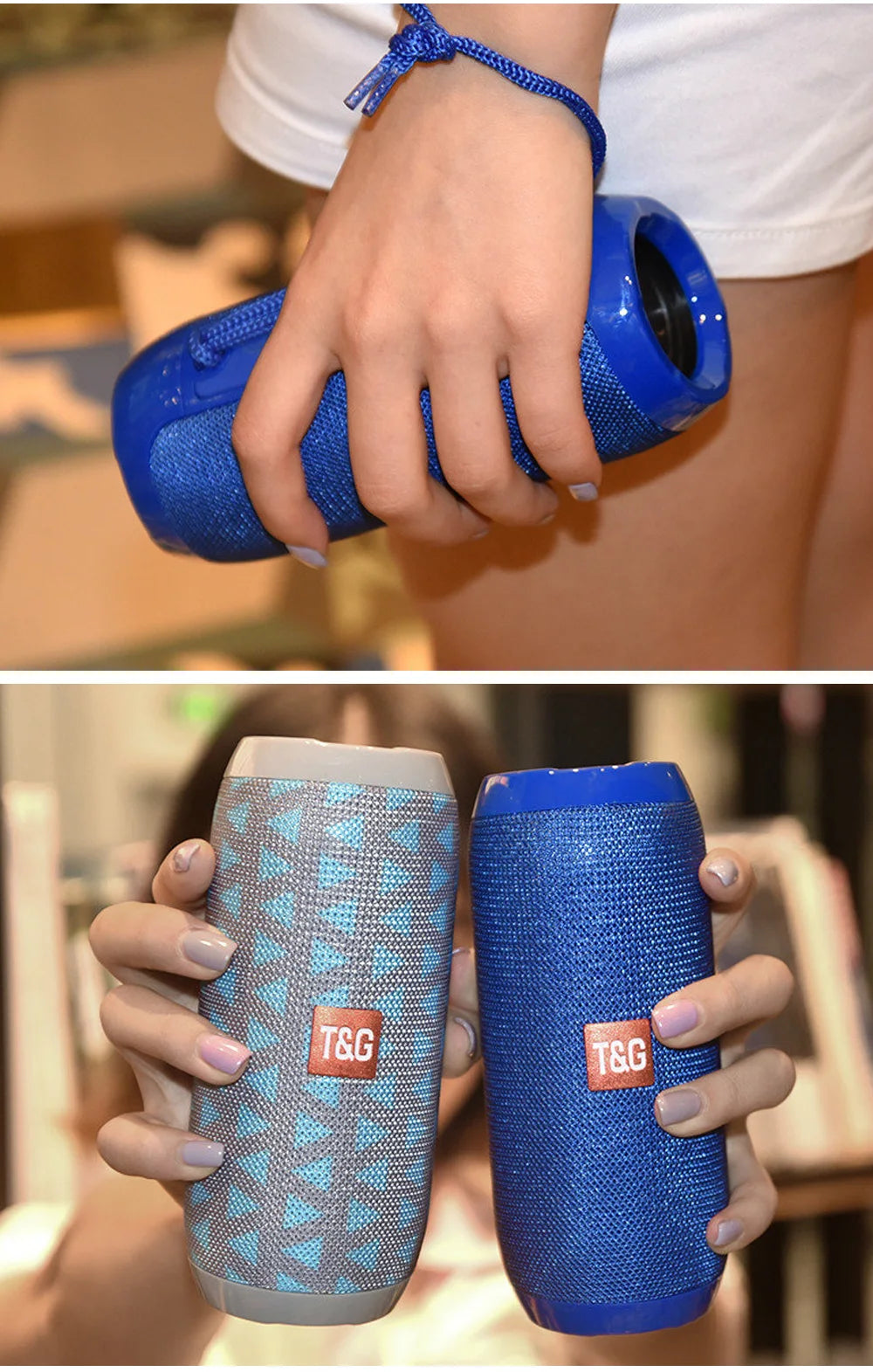 Enceinte Bluetooth TG117 - Portable, Waterproof, Son Stéréo Puissant, Radio FM, Support TF & TWS