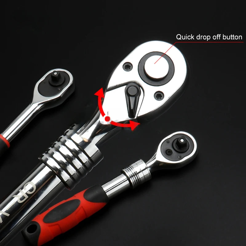 Kit de Douilles à Cliquet 12 Pièces – Outil Indispensable pour la Réparation Auto & Bricolage