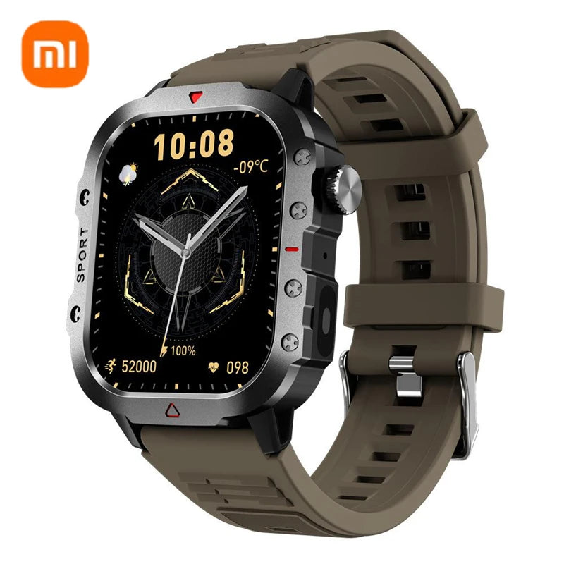 Xiaomi Mijia Military Smartwatch - Montre Connectée Sport Homme, IP68 5ATM, Fitness Tracker, Santé & Appels Bluetooth, 1.81"