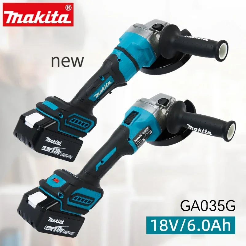 Makita GA035G - Meuleuse d’Angle Sans Fil Haute Puissance, Moteur Brushless, Batterie Lithium 40V